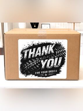 Tire Tread Thank You Stickers-100ct.